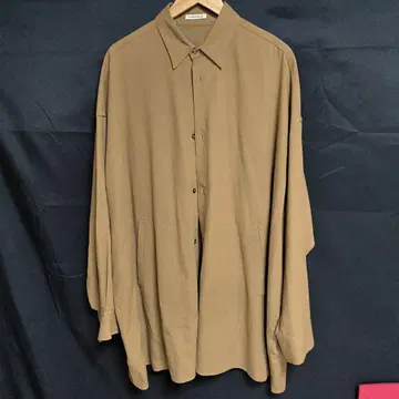 CLANE HOMME 오버 사이즈 셔츠 베이지