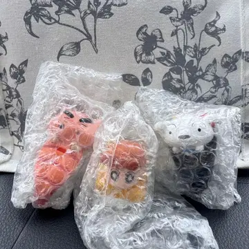 오스시 신짱 가챠 해바라기 시로 부리부리자에몽 3종 세트