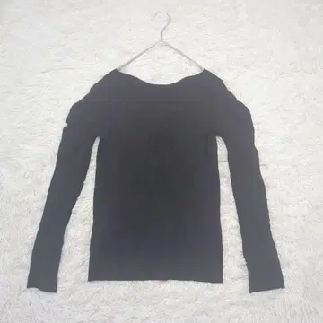 챠코트 발레 댄스 노소잉 니트 블랙 프리 긴팔