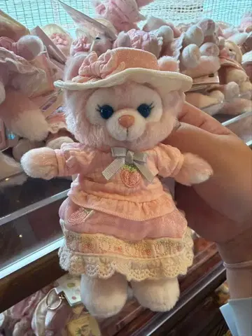 상하이 디즈니 리나벨 봉제 인형 키링