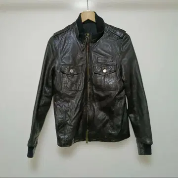 COMME CA DU MODE MEN 블랙 양가죽 자켓 M