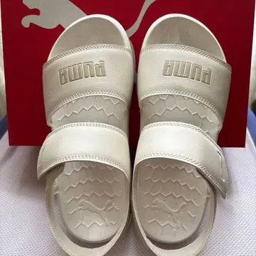 여름방학 재인하 컨디션 최상 PUMA 스포츠 샌들 화이트