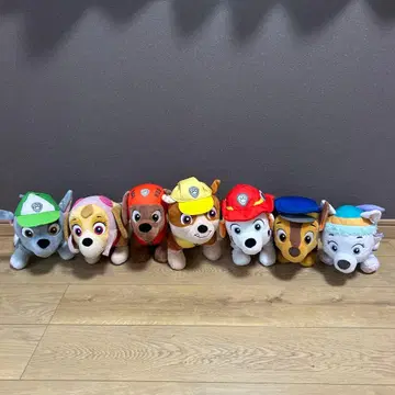 퍼피구조대 봉제 인형 7개 세트