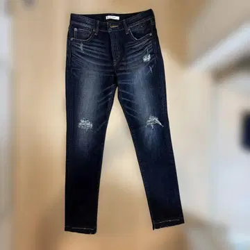 moussy 스키니 데님 데미지