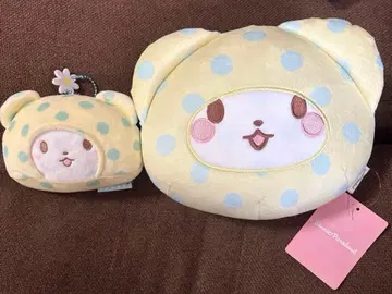 산리오 퓨로랜드 마루모후비요리 미니 쿠션 마스코트 홀더 2종