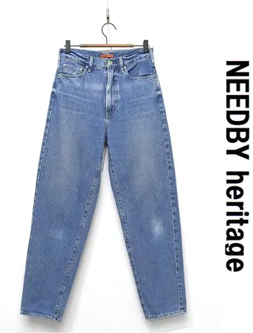 S343 NEEDBY heritage TONY 테이퍼드 데님 25 파랑
