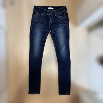 MOUSSY 스키니 데님 인디고 블루