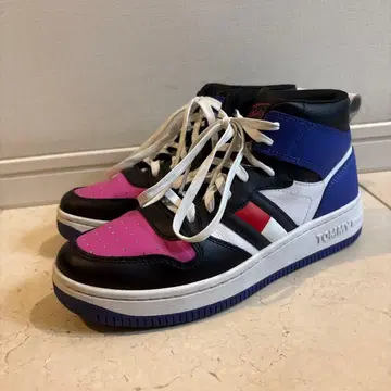 레어 타미힐피거 MID CUT BASKET SNEAKER