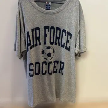 Champion AIR FORCE SOCCER T셔츠 그레이 파랑 택