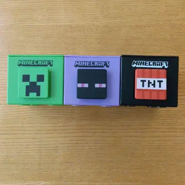 Minecraft 마인크래프트 블록형 보관 케이스 3개 세트