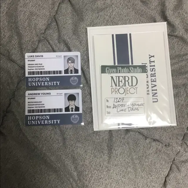 너드 프로젝트 너프젝 학생증 증명사진 세트