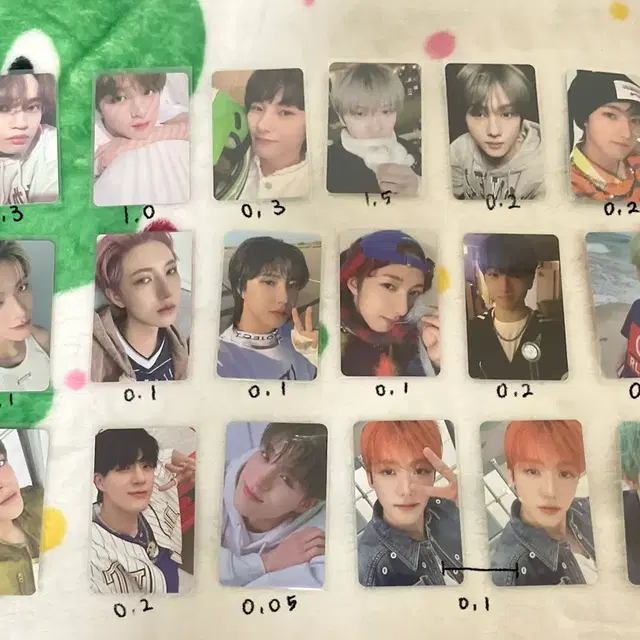 엔시티드림 해찬 런쥔 지성 재민 제노 천러 포카 양도 처분