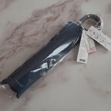 COKAGE+ 나무 손잡이 55cm 점프 자동 양산 데님 블루