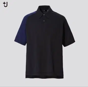 미사용 Uniqlo 플러스J 실크 코튼 니트 피케 셔츠 L