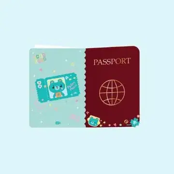 PondPhuwin PERMPOON 타이베이 여권 케이스 타이베이