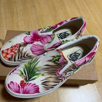 VANS 슬립온 꽃무늬 보태니컬 무늬
