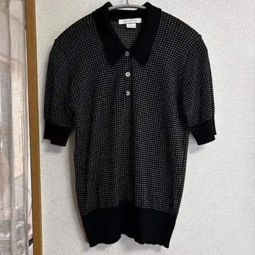 JOHN SMEDLEY 존 스메들리 반팔 폴로 니트 블랙 S 사이즈