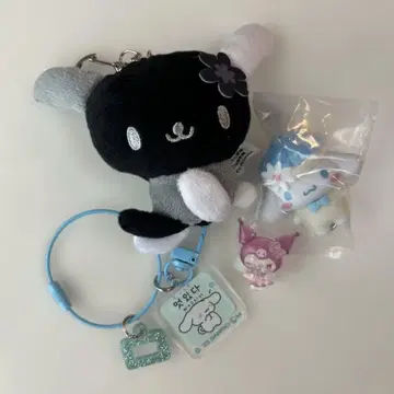 산리오 키링 봉제 인형 세트