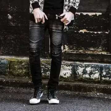 NO ID. BLACK 스트레치 데님 라이더 스키니 사이즈 3