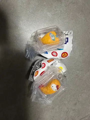 산리오 캐릭터즈 반찬 미니어처 마스코트 2종