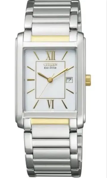 CITIZEN Eco-Drive 스퀘어 손목시계