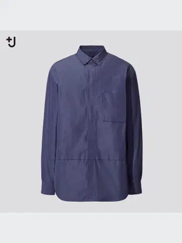 UNIQLO +J 수피마 코튼 오버 사이즈 셔츠 (긴팔)