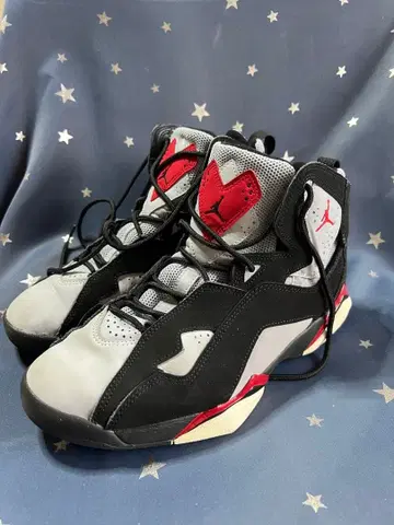 Jordan True Flight Black Red Grey