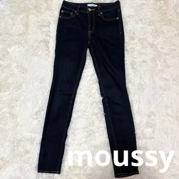 MOUSSY 마우지 슬림 레그 스트레치 스키니 데님 팬츠 인디고 24