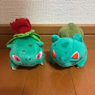 1998년 BANDAI 이상해씨 이상록 포켓몬 봉제 인형 레트로