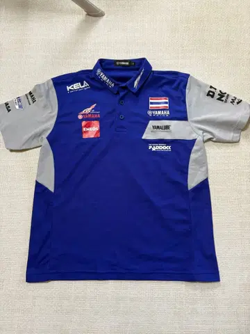 YAMAHA 레이싱 야마하 NGK YUASA 피케 셔츠 RACING