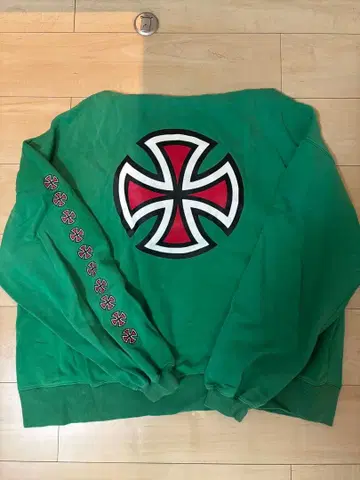 EVISEN x INDEPENDENT 콜라보 후드티 그린