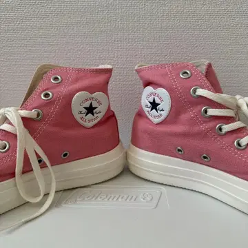 컨버스 스니커즈 핑크 하트