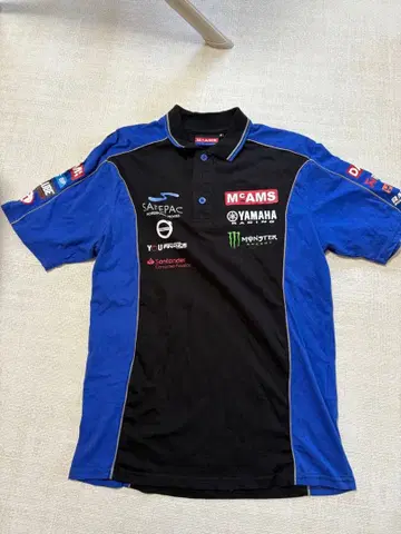 MCAMS 레이싱 피케 셔츠 YAMAHA MONSTER 야마하