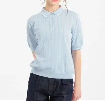 매킨토시 철학 24200엔 폴로 니트 반팔