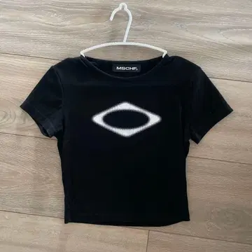 MSCHF cropped mini T-shirt black size S