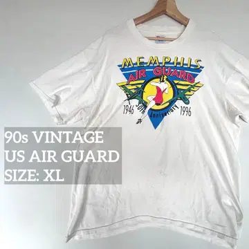 90s 미군 밀리터리 T셔츠 XL Hanes 핀업걸