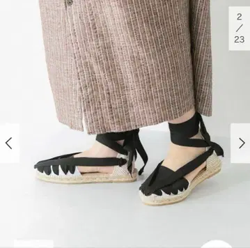 LA MANUAL ALPARGATERA 레이스업 에스파드리유