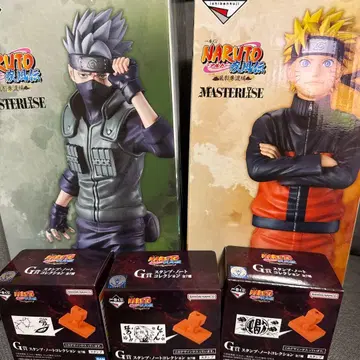 NARUTO 제일복권 피규어 스탬프 3종 A상 C상 나루토 카카시
