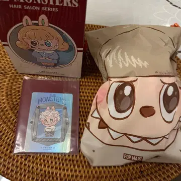 THE MONSTERS 헤어살롱 봉제 인형 펜던트 시크릿