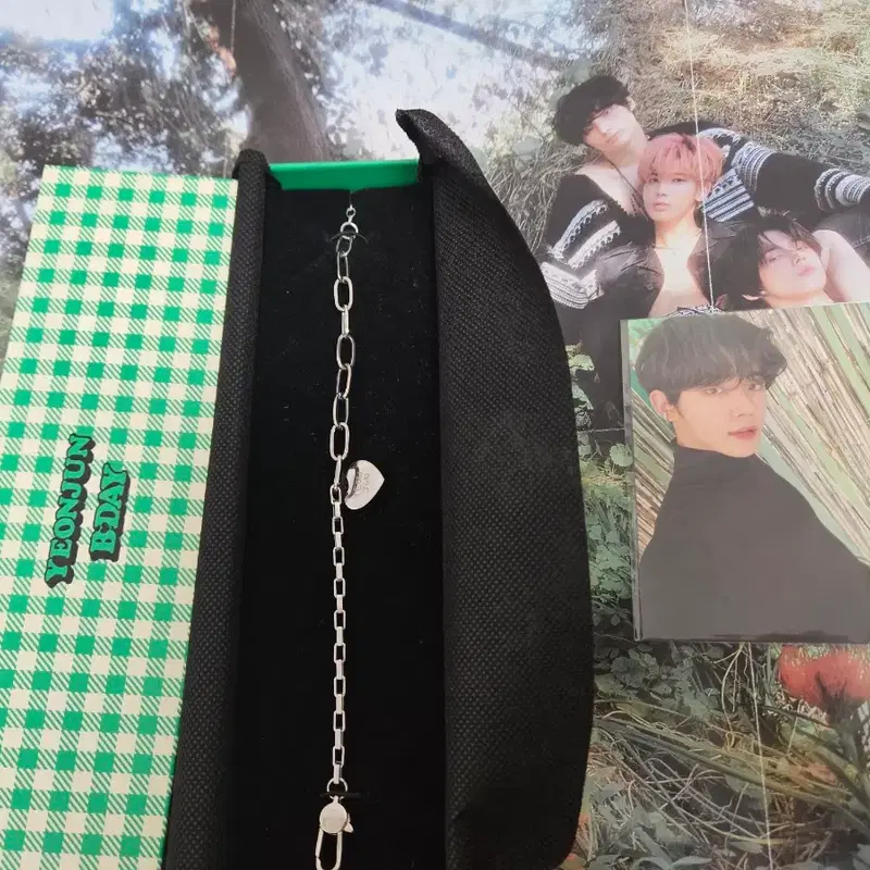 투바투 연준 생일 팔찌 포카