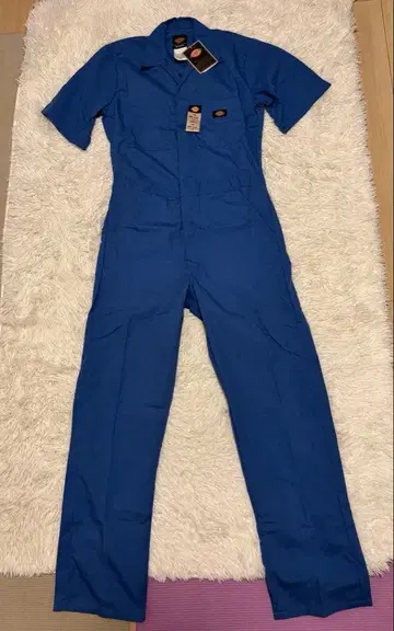 [ 미사용 택 포함 ] Dickies 반팔 커버올 블루