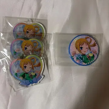 프리티 리듬 레인보우 라이브 안 캔뱃지 아크릴 키링