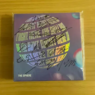 THE BOYZ THE SPHERE 친필 사인 CD