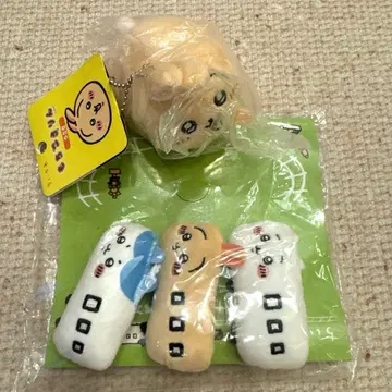 치이카와 기차 인형 배지 토끼 모찌코롱 마스코트
