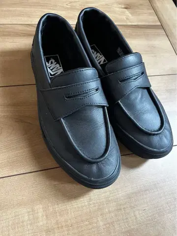 VANS 페니 로퍼 블랙 가죽