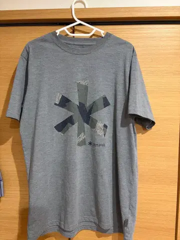 Snow Peak 반팔 티셔츠 남성용 XL
