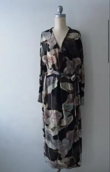 [레어] ZARA 학 기모노풍 원피스