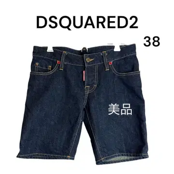 DSQUARED2 디스퀘어드 데님 하프 팬츠 38 인디고