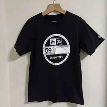 뉴에라 x 사커정키 콜라보T셔츠 블랙 S
