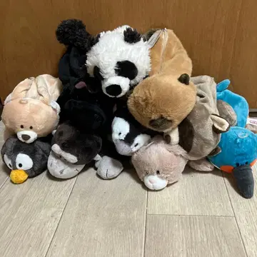 NICI 봉제 인형 펜 케이스 묶음 판매 10개